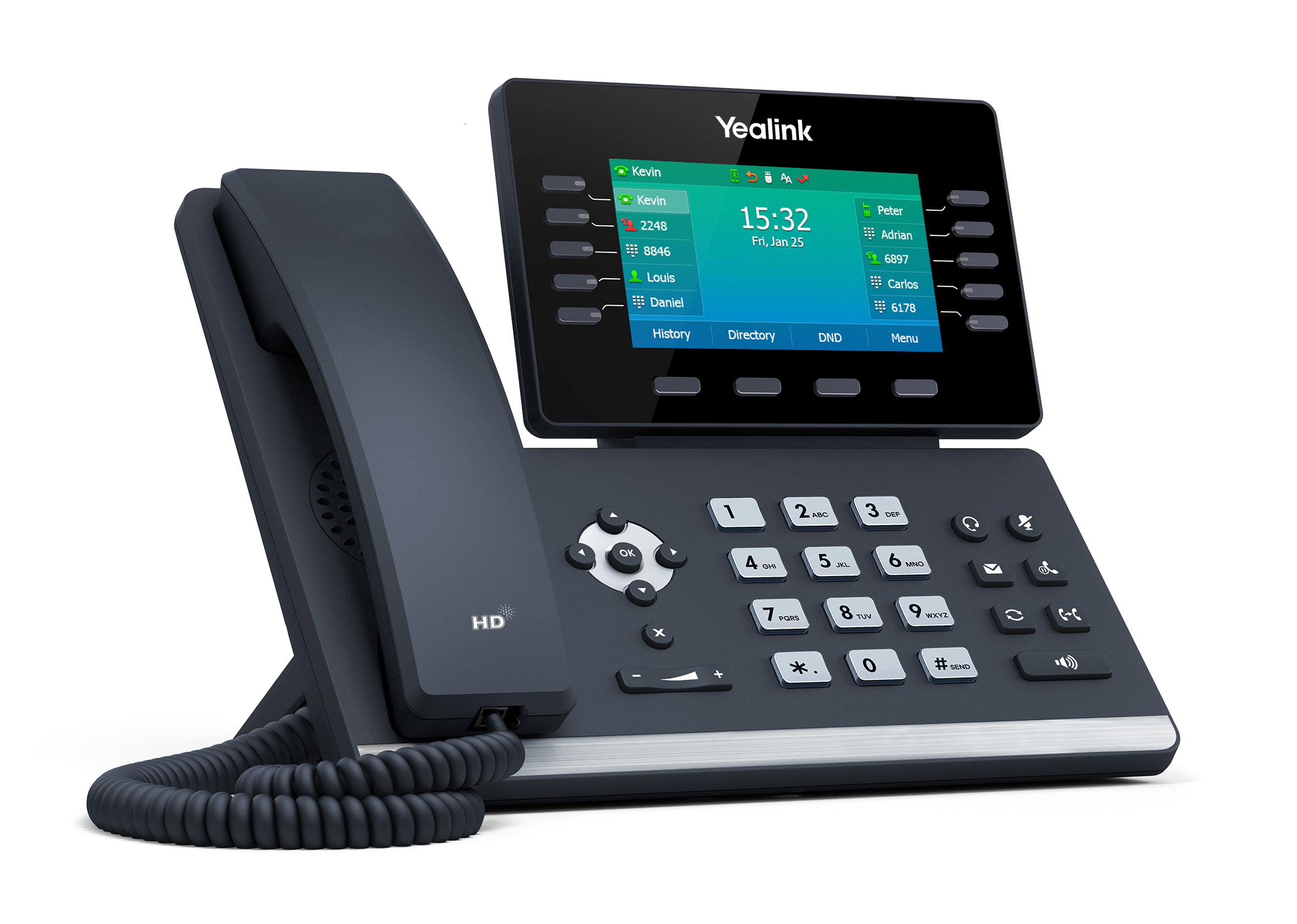 Yealink SIP-T54W desk phone with colour display